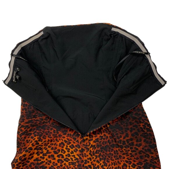 Black Halo Jackie Strapless Pencil Sheath Dress 4  Leopard Print - Picture 9 of 12